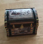 CATCPT124 - Lithograph Wooden Trunk Kit, Classic Americana Winter